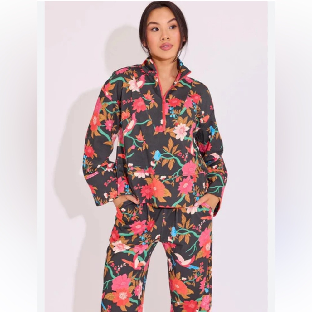 Alden Adair Florence Print Set Size Medium Paige Top and Poppy Pants